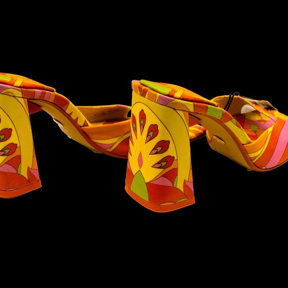 ZARA Printed High Heel Sandals Multi-Color | NWT - Picture 5 of 6